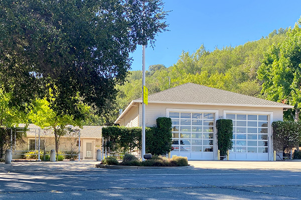 Exterior of a fire station in Pinole