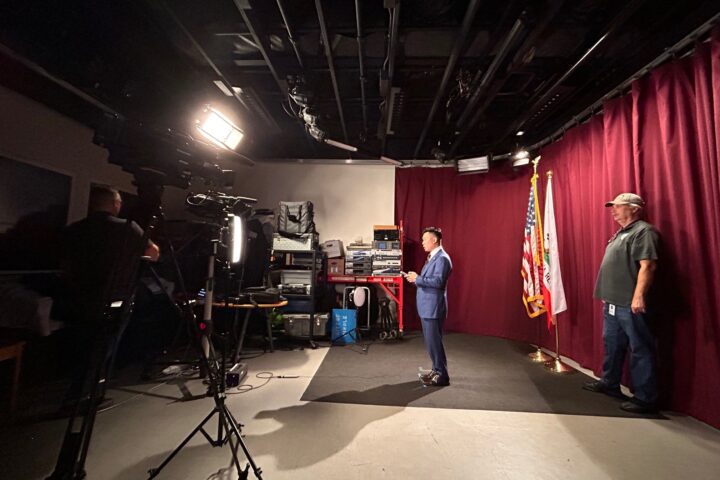 studio filming