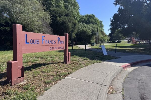 Image of the Louis Francis Park Sign