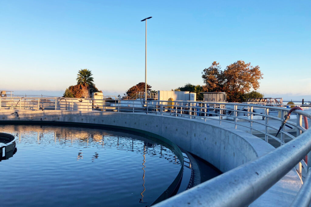 Water treatment facility.