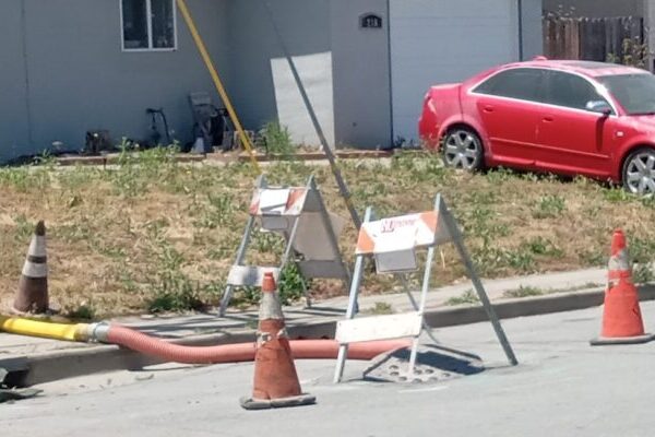 Image of a road work area.