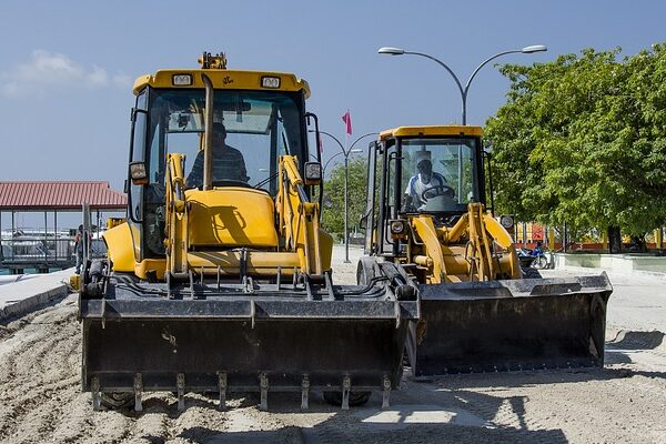 Excavators.