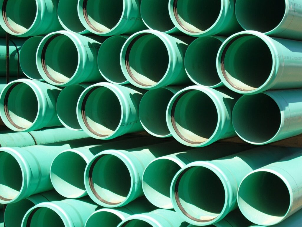 Sanitary Sewer Pipes.