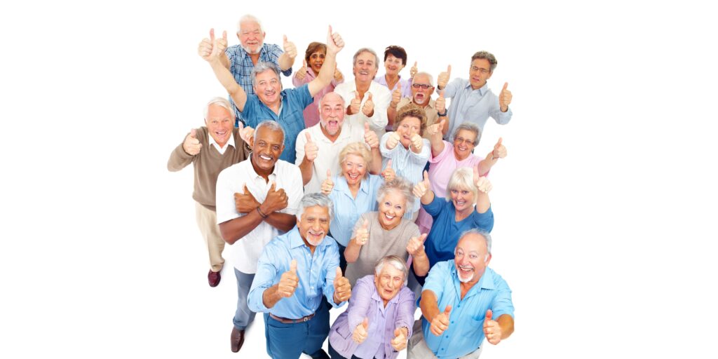 Seniors Thumbs Up