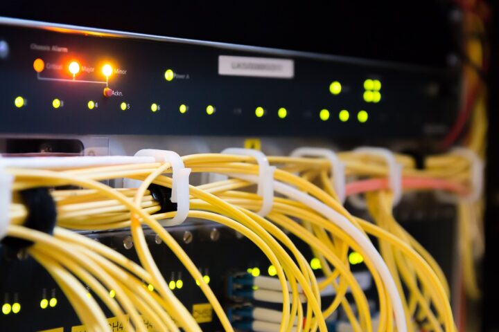 cables and wires connected to a black box