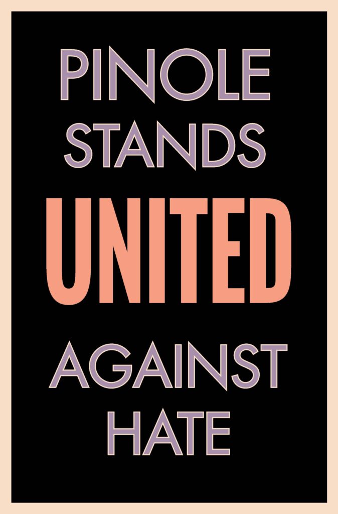 Pinole Stands United Against Hate poster